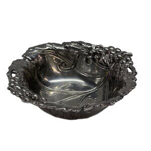 Arthur Court Grape Bowl 7" Aluminum Hollowware 1999  VINTAGE!